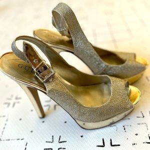 Guess glitter pumps
